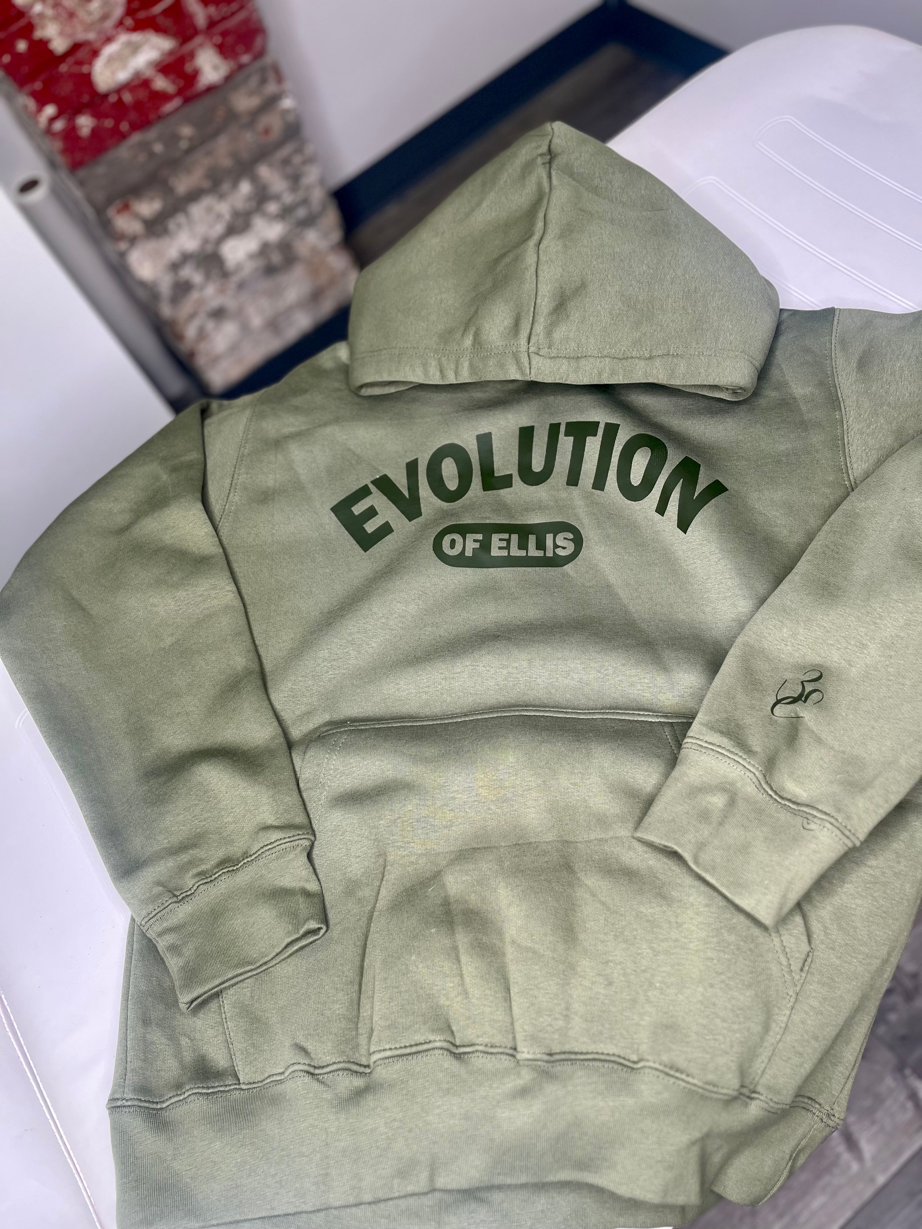 E.O.E Unisex Hoodie (Army Green)